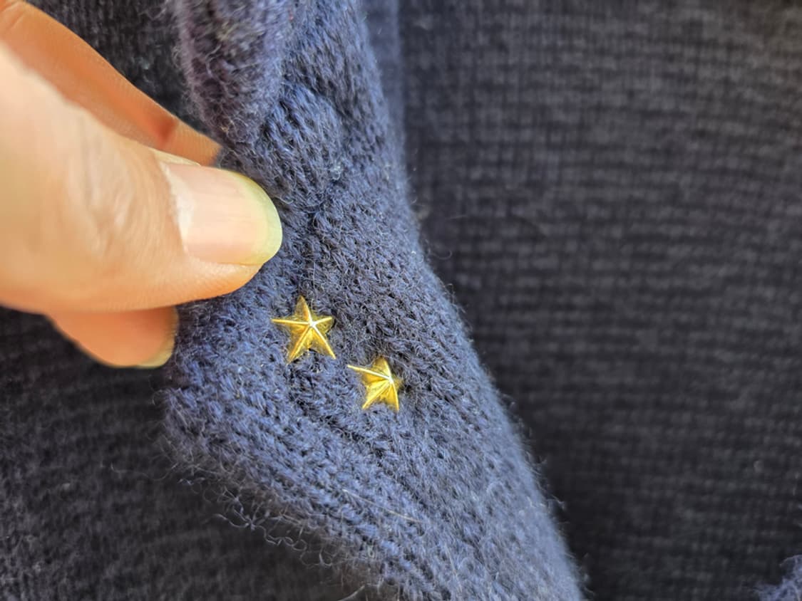 이에나 울 100% 니트 자켓 (made in japan) 상품이미지4