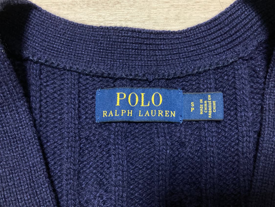 폴로 캐시미어 베스트 S(95-100)판매 상품이미지4
