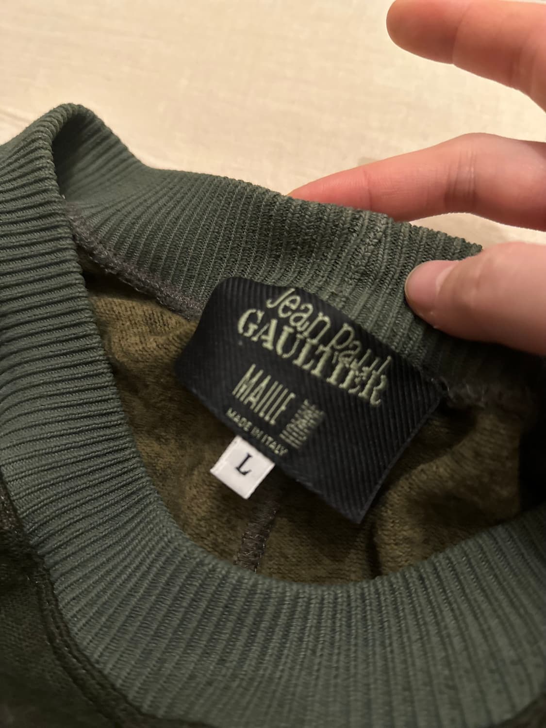 L) Jean Paul Gaultier wool track pants 상품이미지3