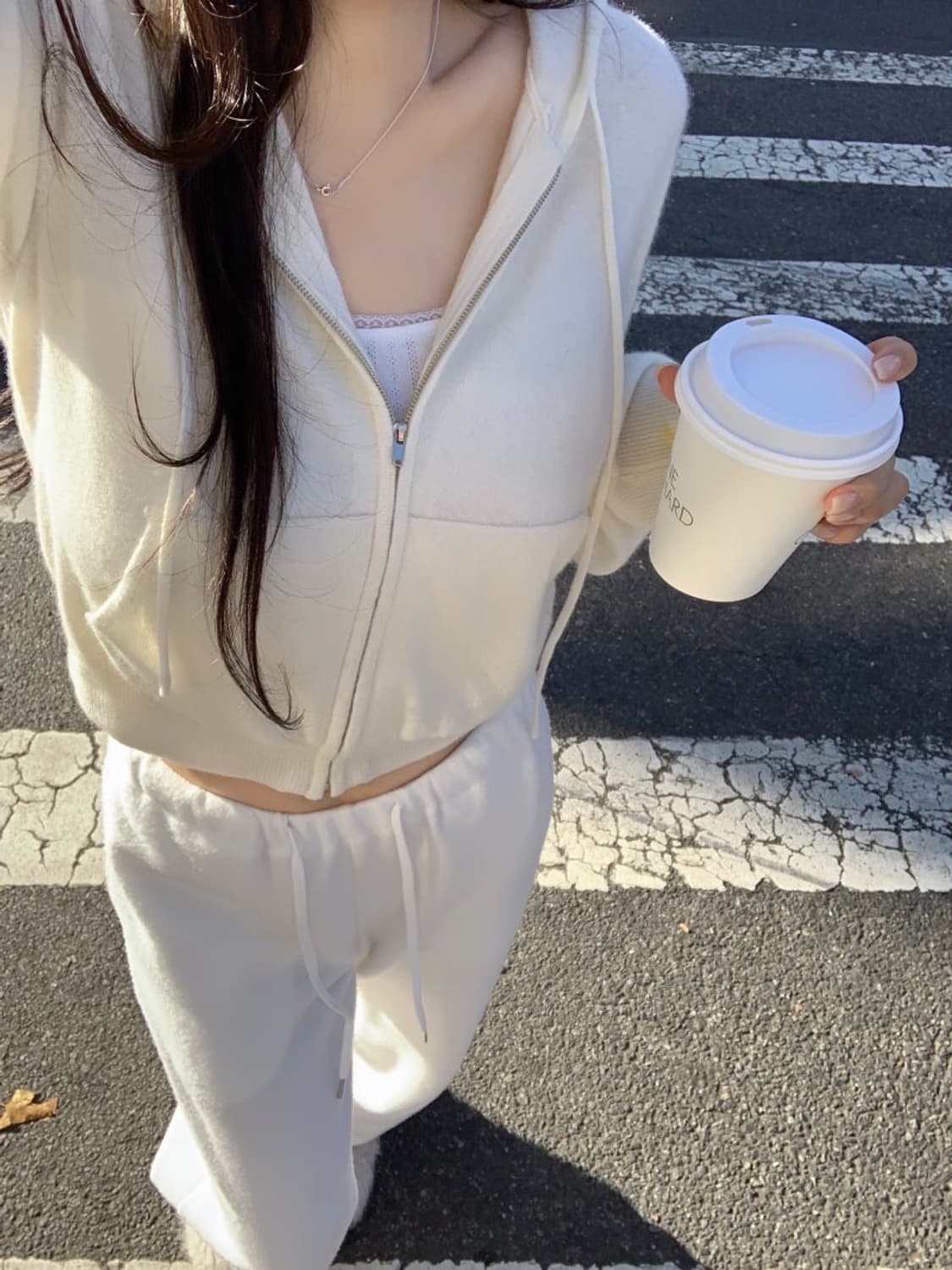 리즈 니트후드집업 Leeds Nelly knit hoodie zip-up 상품이미지4