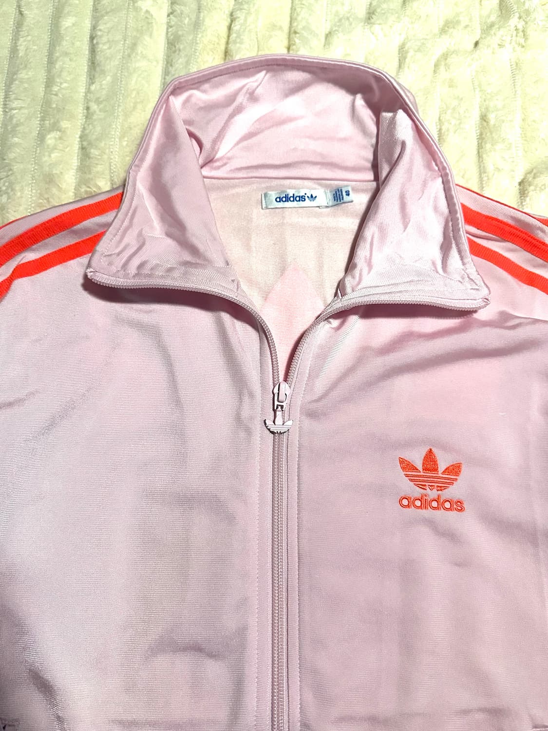 아디다스 빈티지 핑크 트랙탑 저지 져지 집업 상품이미지3