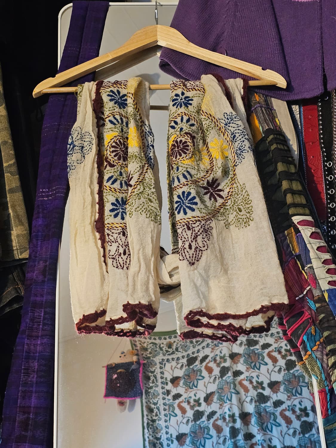 히피 자수 머플러 상품이미지1