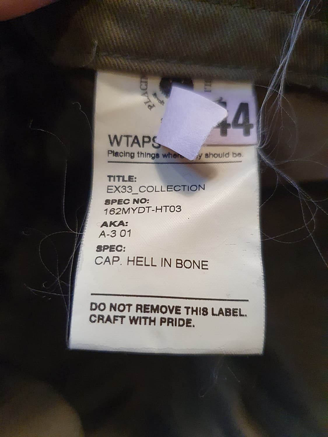 더블탭스 16시즌  A-3 헤링본 상품이미지2