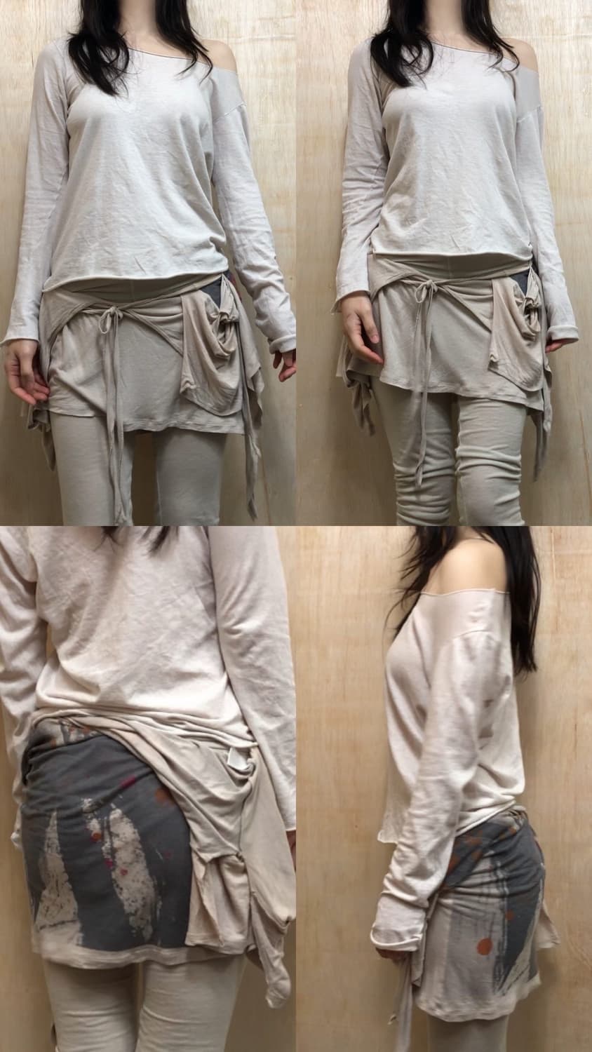 [직수입] 빈티지 티셔츠 스커트 상품이미지3