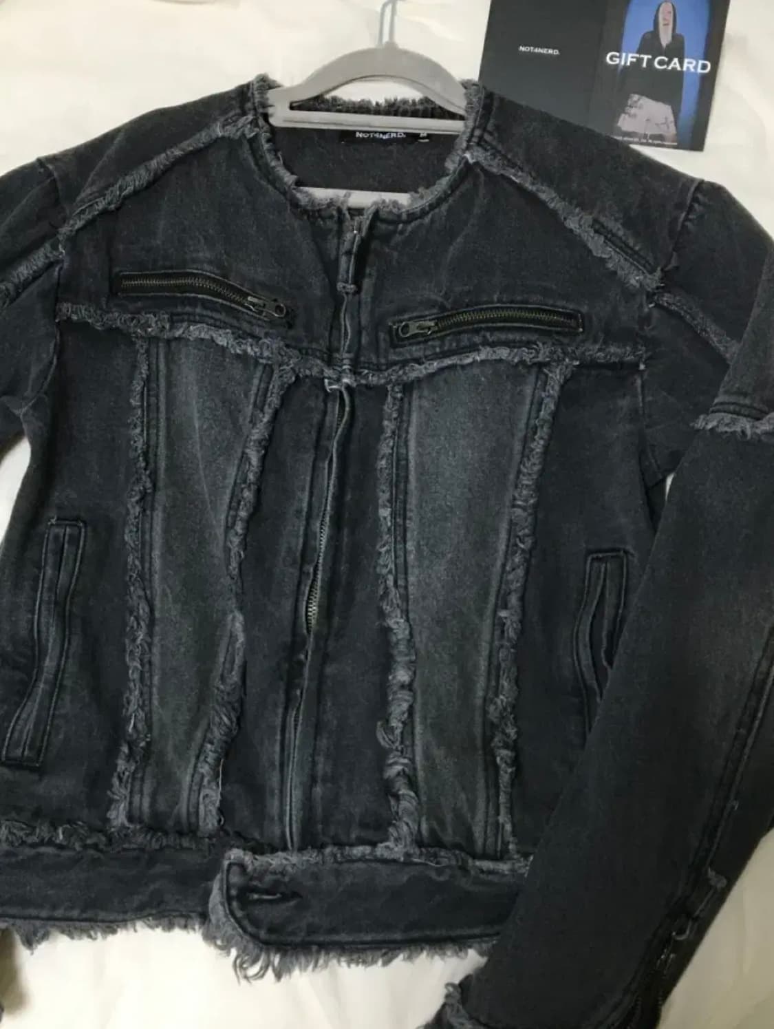 낫포너드 데님 자켓 상품이미지3