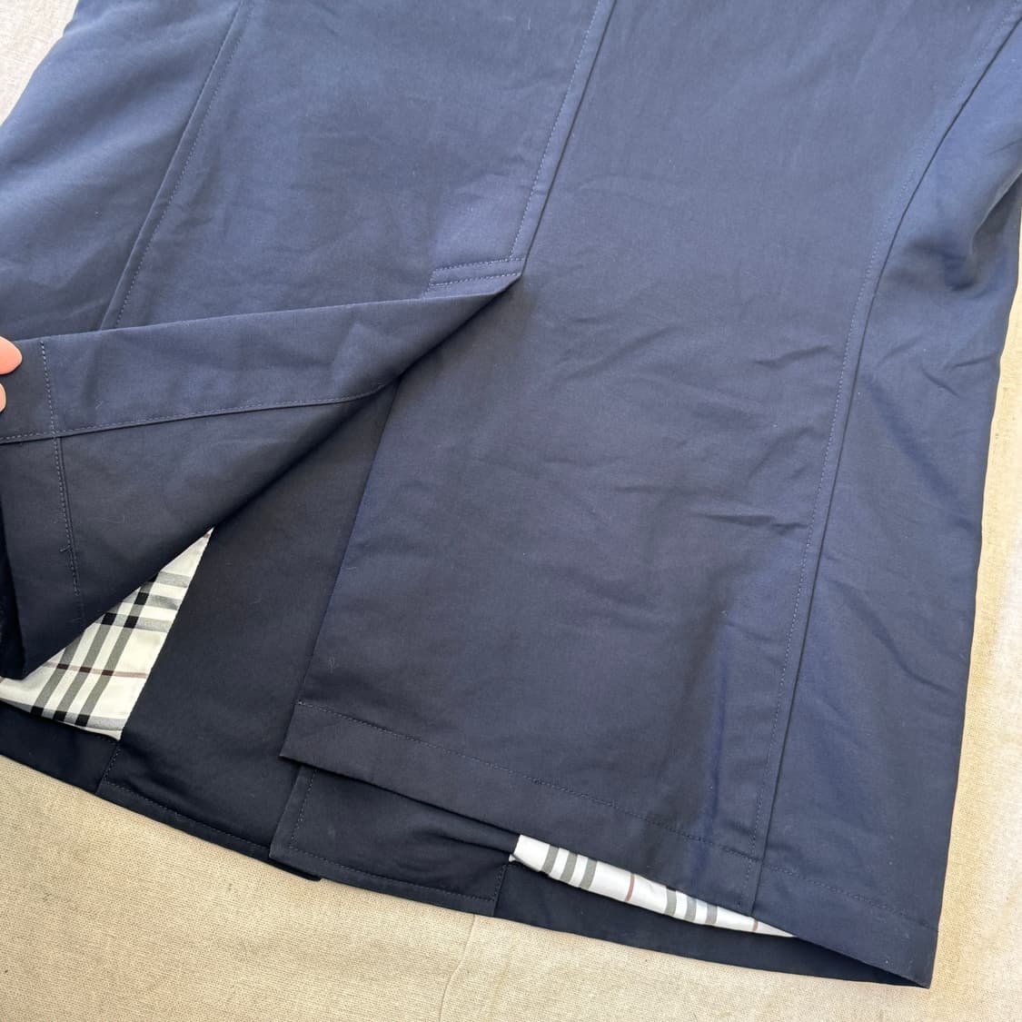 버버리 블랙라벨 은장 리얼버튼 자켓 L(95) 상품이미지6
