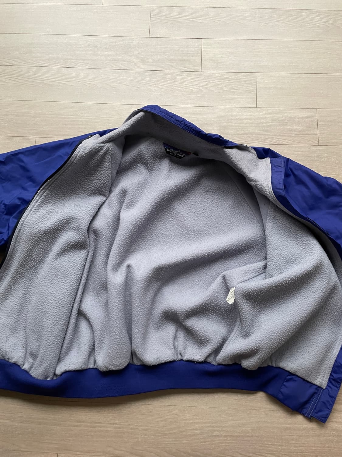 80s 파타고니아 쉘드 신칠라 봄버 자켓 블루 rare usa 상품이미지6