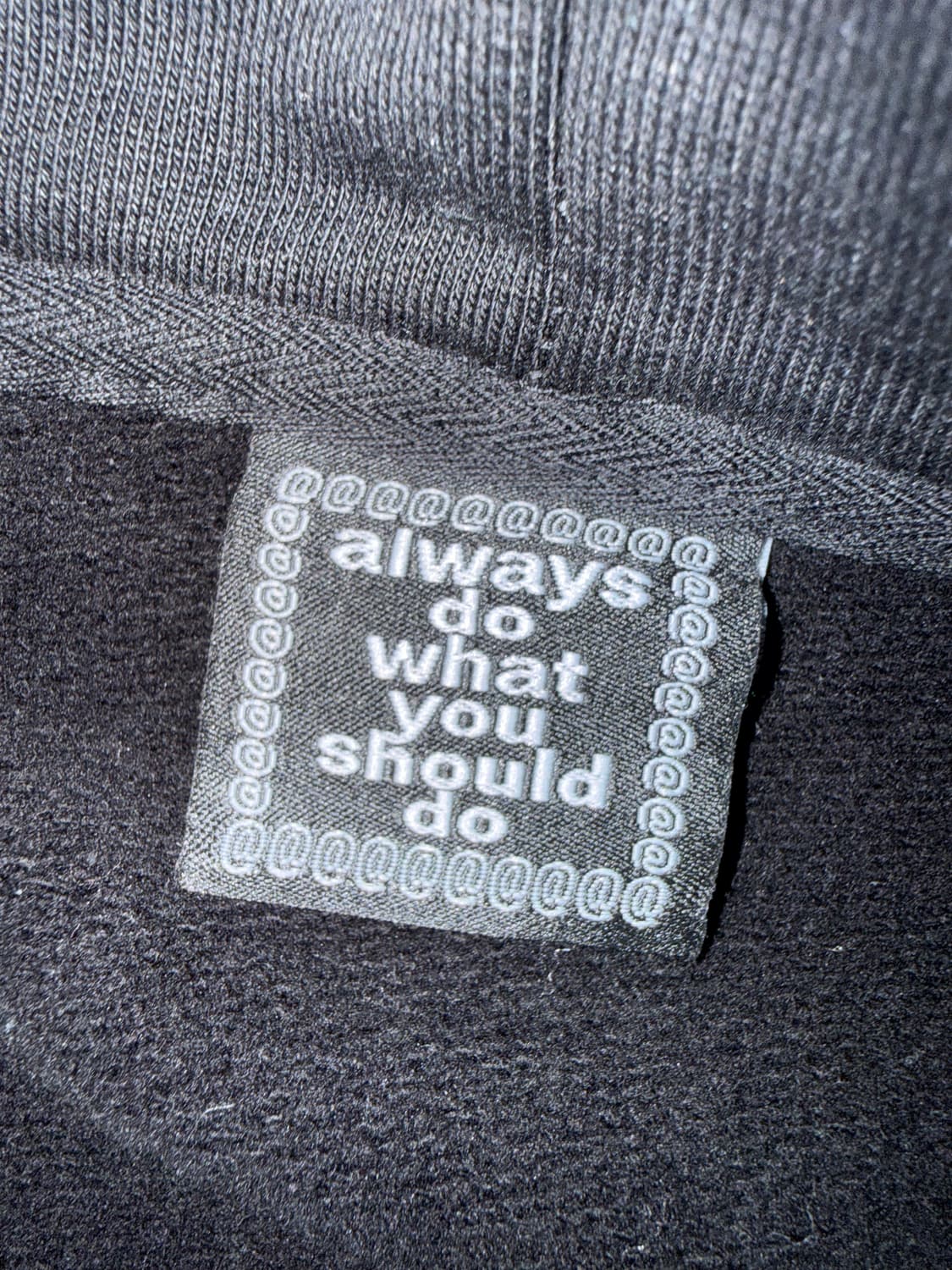 ALWAYS DO WHAT YOU SHOULD DO 후드집업[S] 상품이미지4