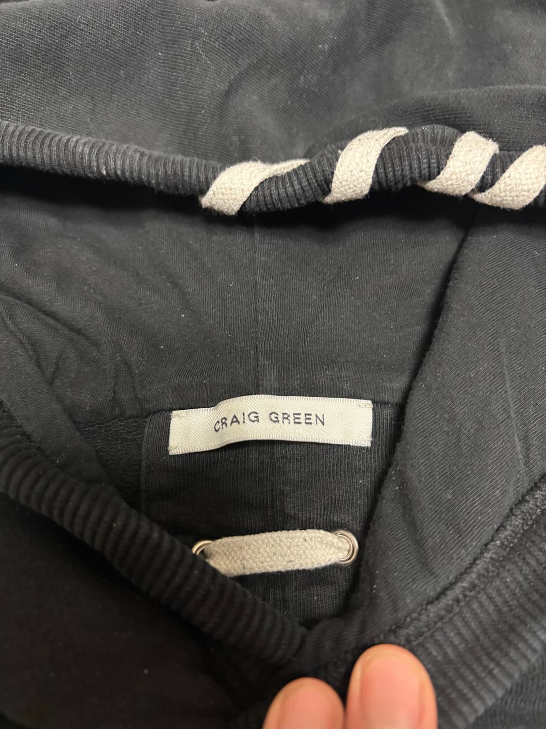 크레이그 그린 craig green 레이스 디테일 후드티 M 상품이미지3