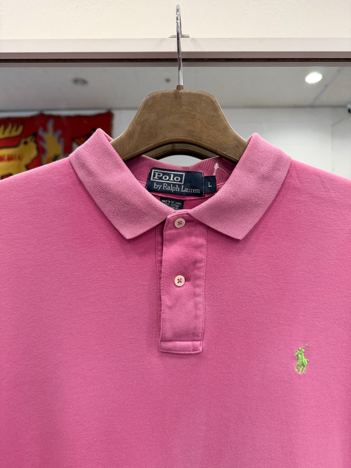 Polo RL 폴로 랄프로렌 pk 반팔 티셔츠 (Pink) 상품이미지3