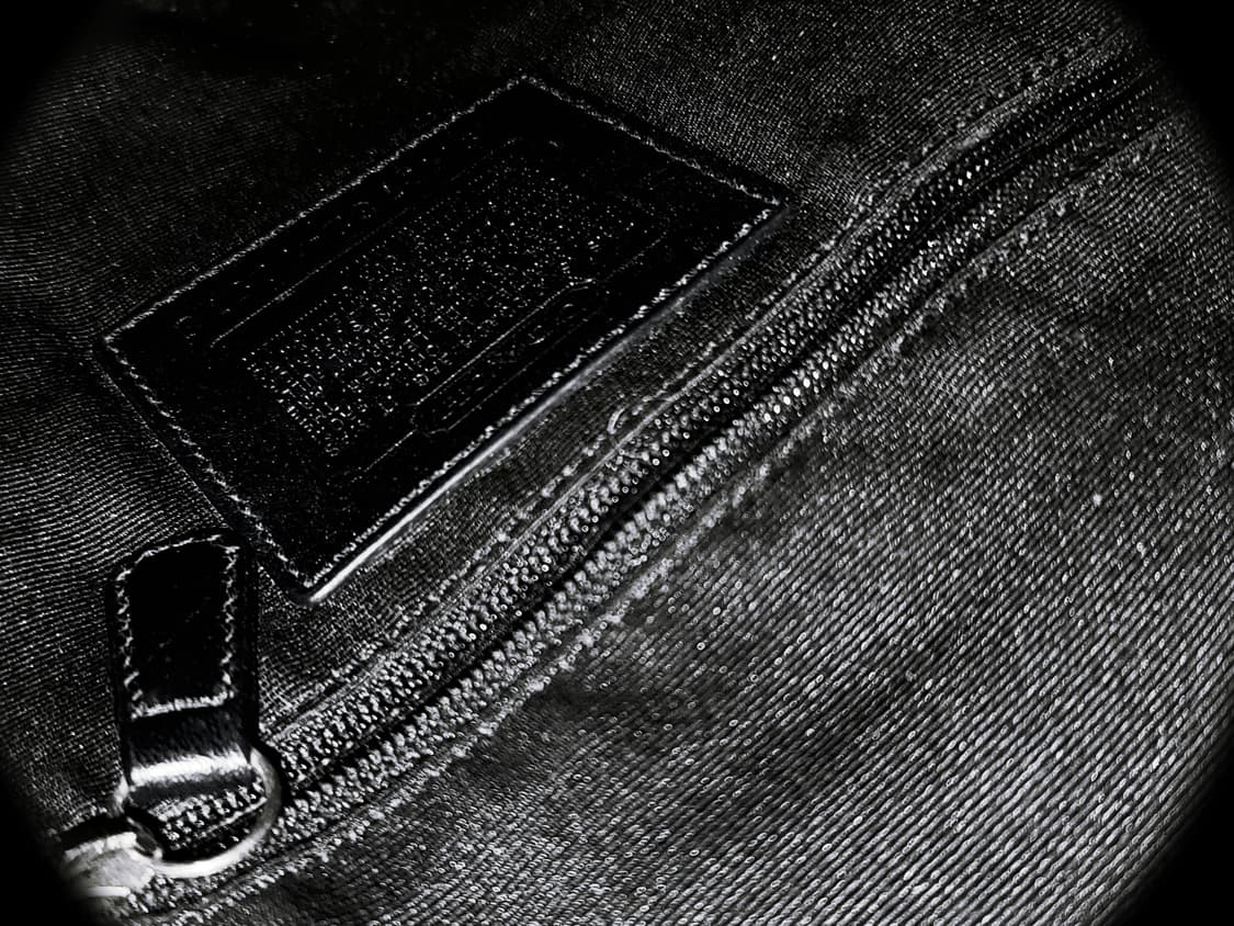 COACH 2000s Black Ring buckle leather 상품이미지2