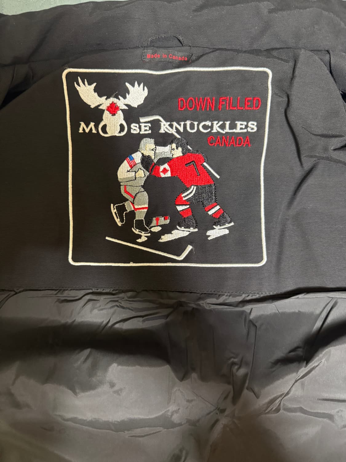 [정품] 무스너클 쓰리쿼터 패딩 / 세탁 필요 / 저렴하게 정리합니다 상품이미지3