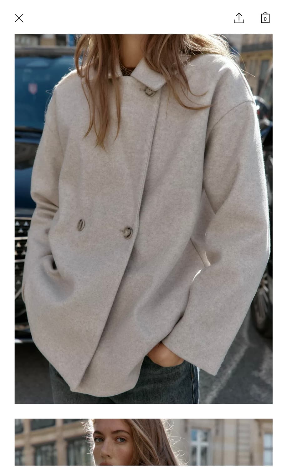 자라 하프코트  상품이미지1