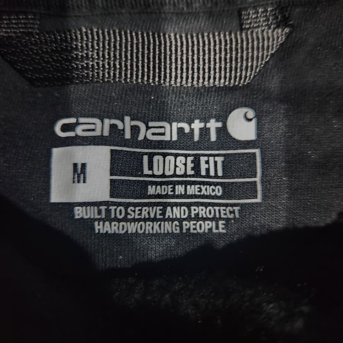 [남M]칼하트 블랙 루즈핏 기모 후드티[Y5C-224] 상품이미지7