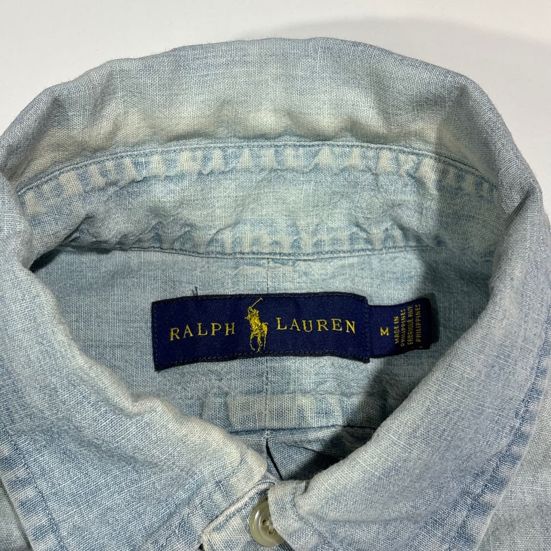 폴로랄프로렌 연청 데님 셔츠 상품이미지4