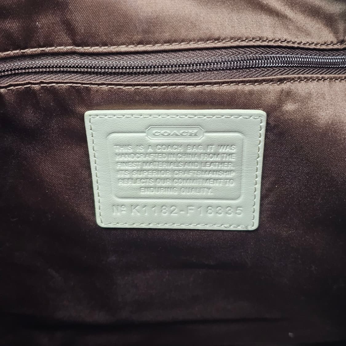 COACH 코치 로라 시그니처 토트백 화이트 골드 상품이미지8