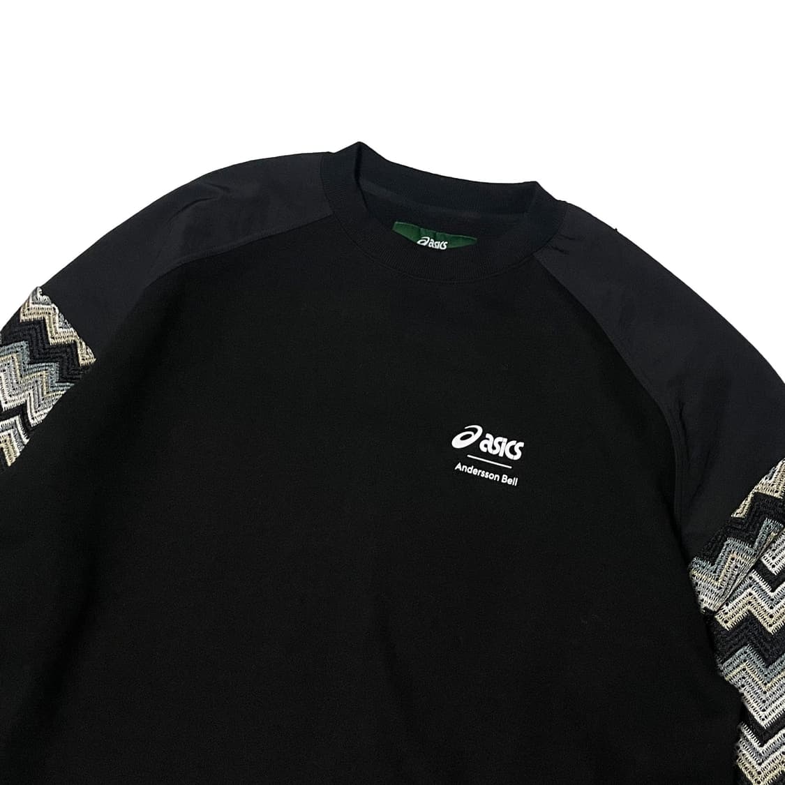 아식스 X 앤더슨벨 블랙 맨투맨 상품이미지3