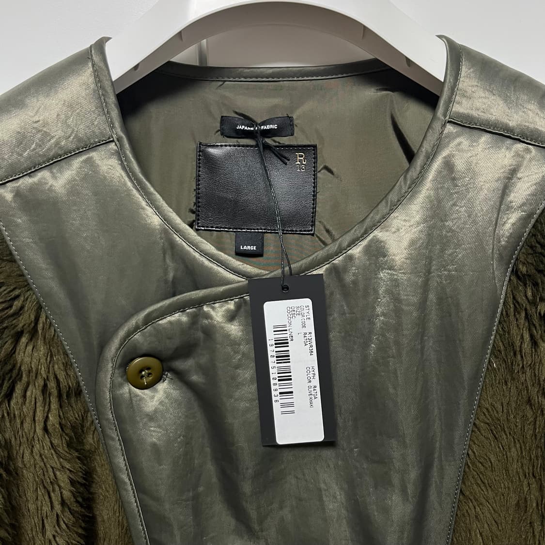 [L]알써틴 R13 Cocoon 퍼 자켓 상품이미지2