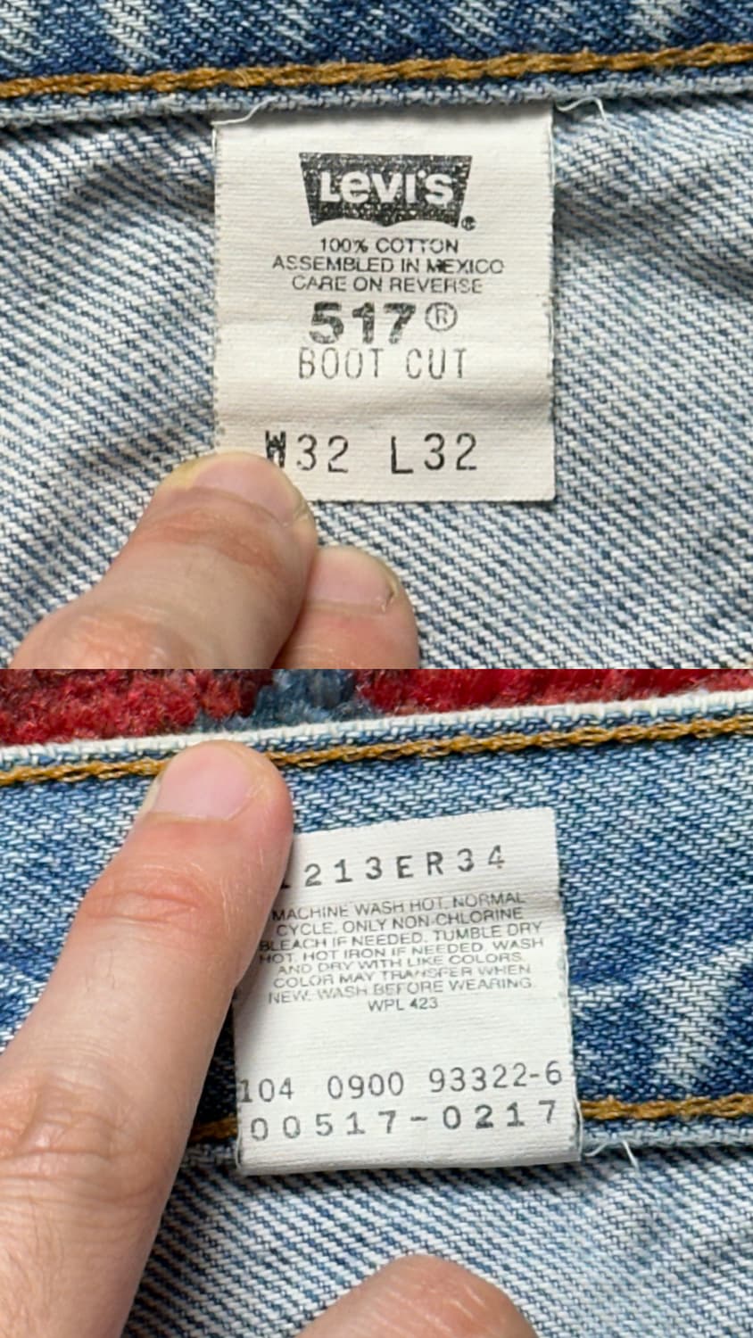 90's 빈티지 리바이스 517 부츠컷 상품이미지10
