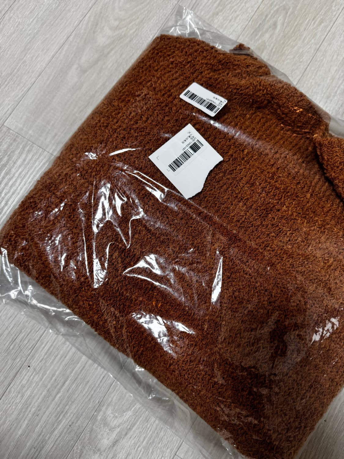 [xl] 세터 더블린 언발란스 울 블렌드 니트 모카 브릭 상품이미지2