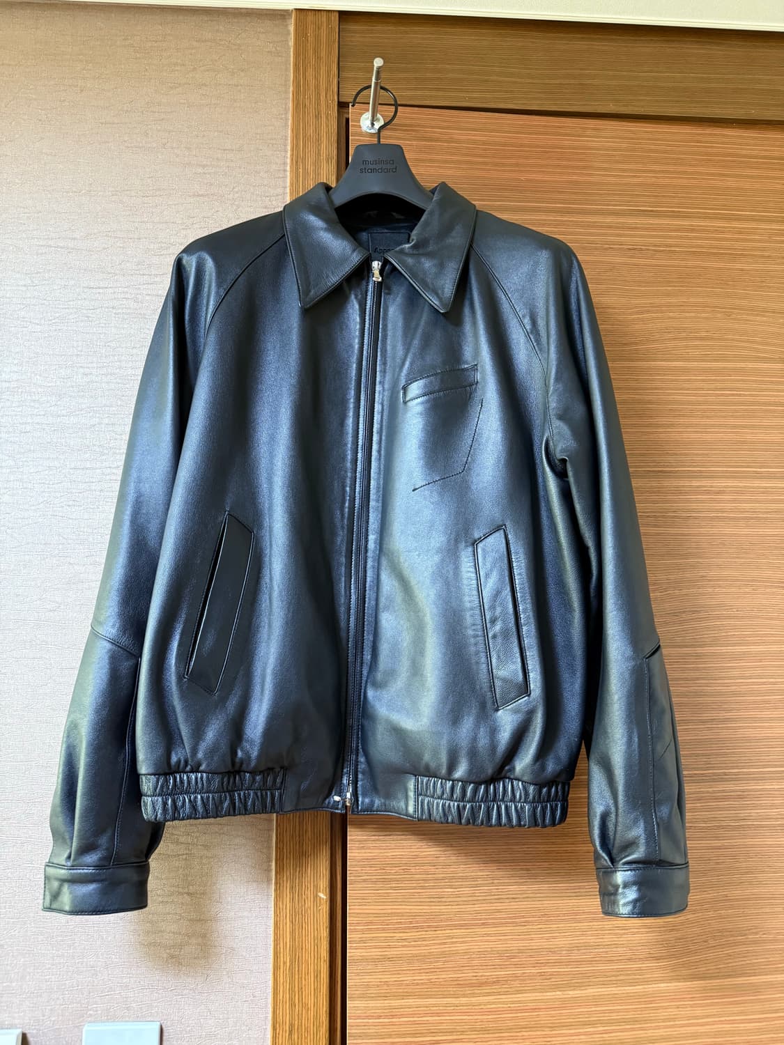 머듈 레더 블루종(a4) 3 상품이미지4