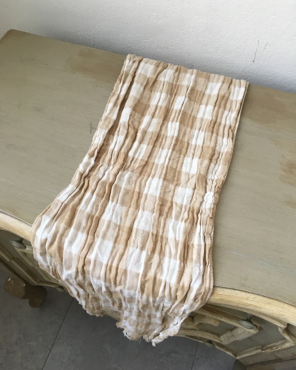  check pattern scarf 상품이미지2