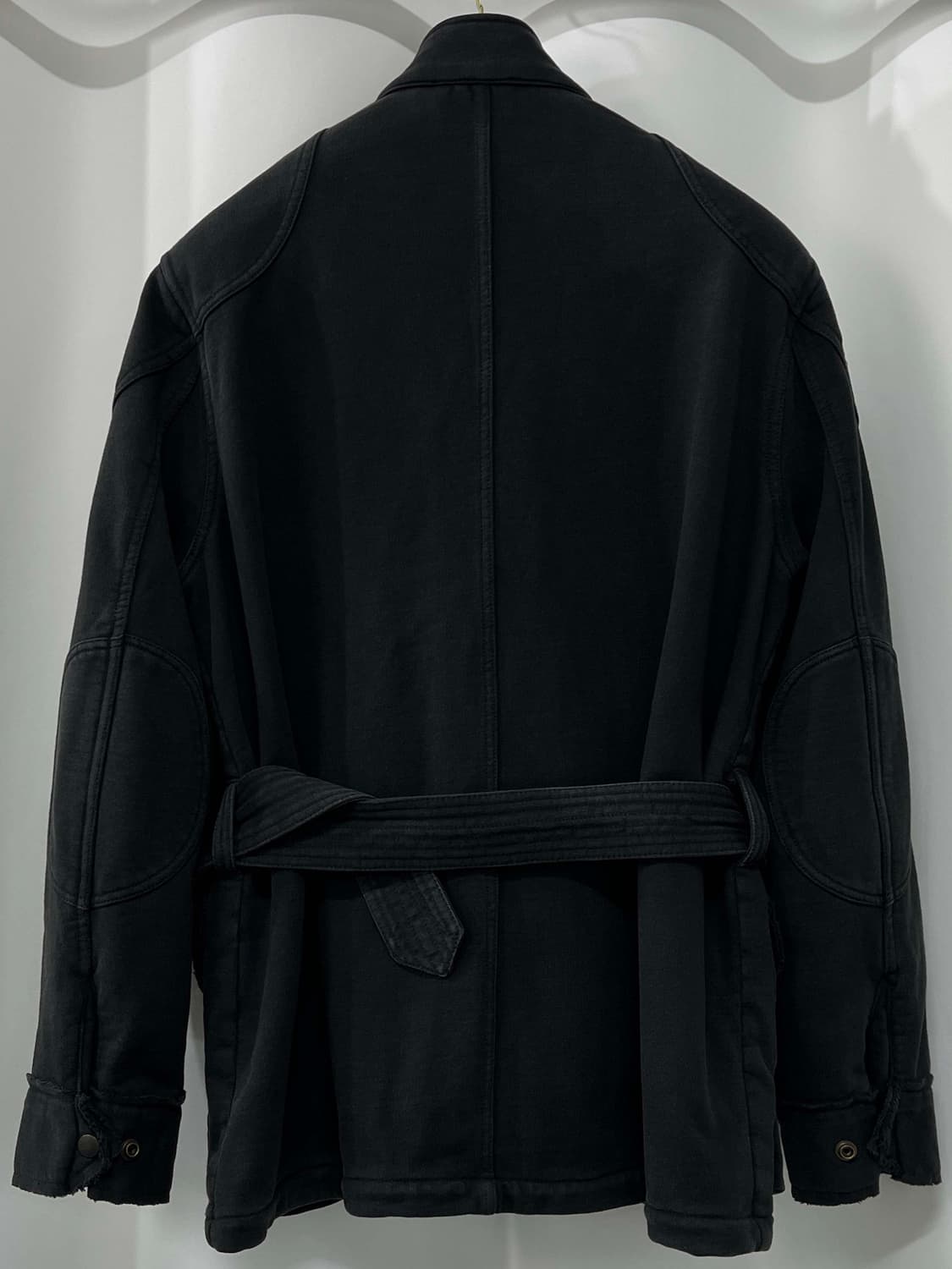 폴로 랄프로렌 블랙 피그먼드 모토사이클 라이더스 벨티드 자켓 상품이미지2