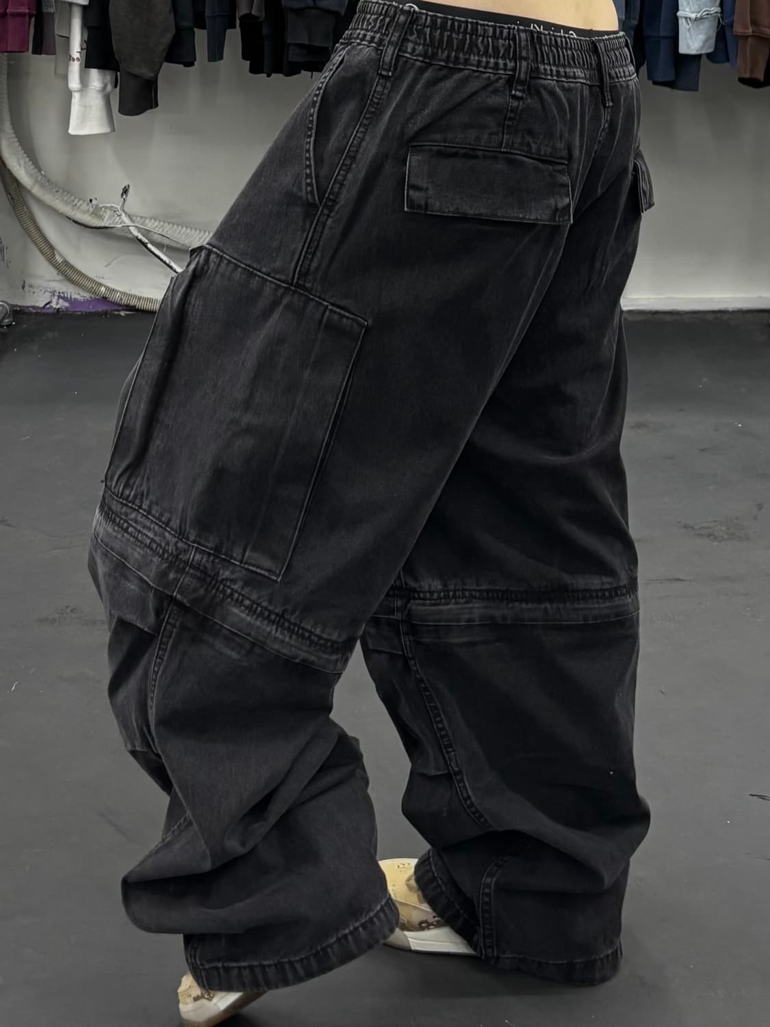 GU x 언더커버 컨버터블 데님 카고팬츠 상품이미지3