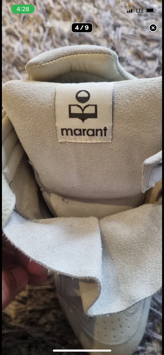 Isabel marant 베이지 스니커즈 상품이미지5