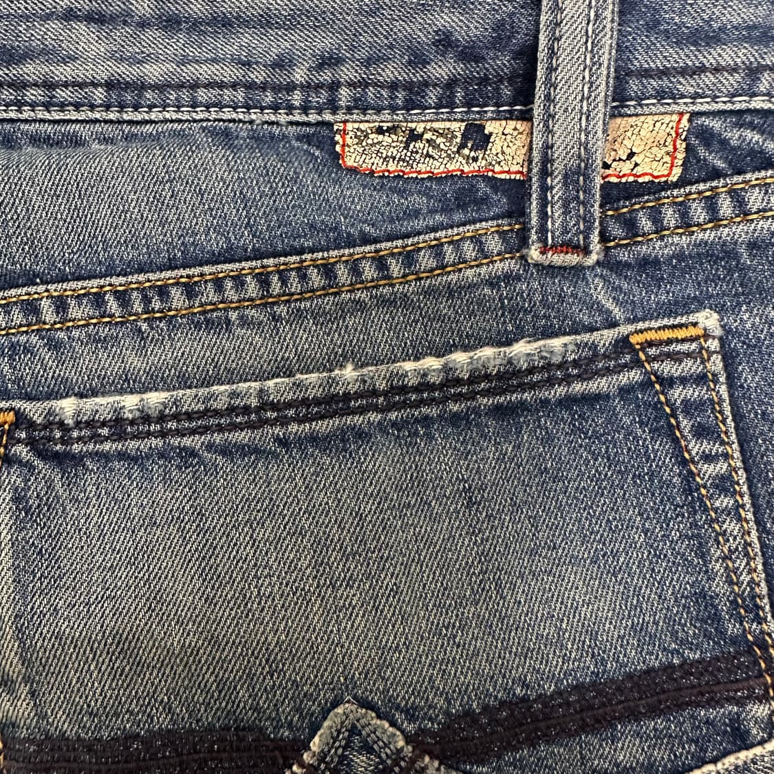 DIESEL 디젤 데님 숏 청반바지 팬츠 34인치 상품이미지6