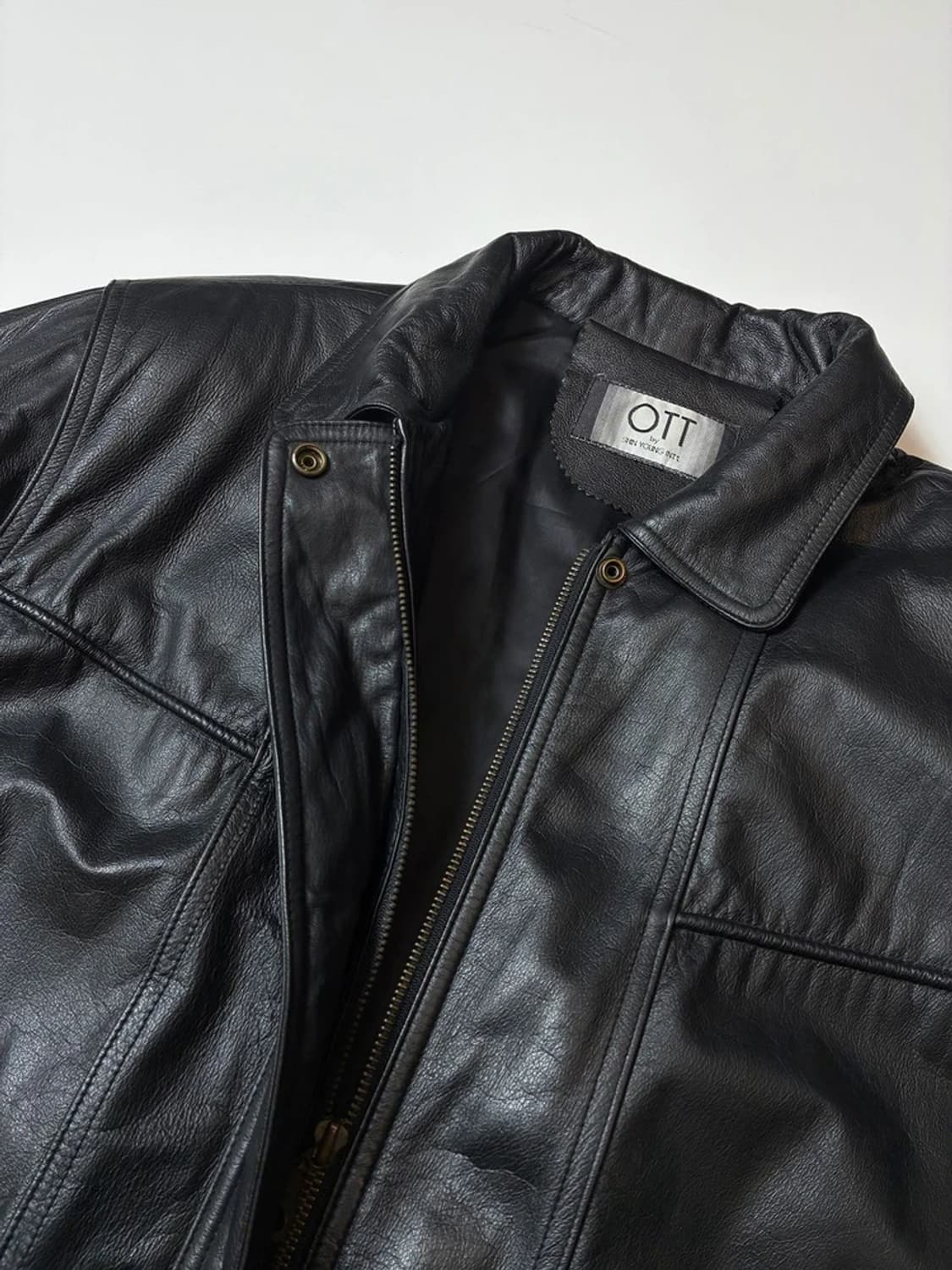 OTT 90's 하프 소가죽 자켓 PN8177 상품이미지3