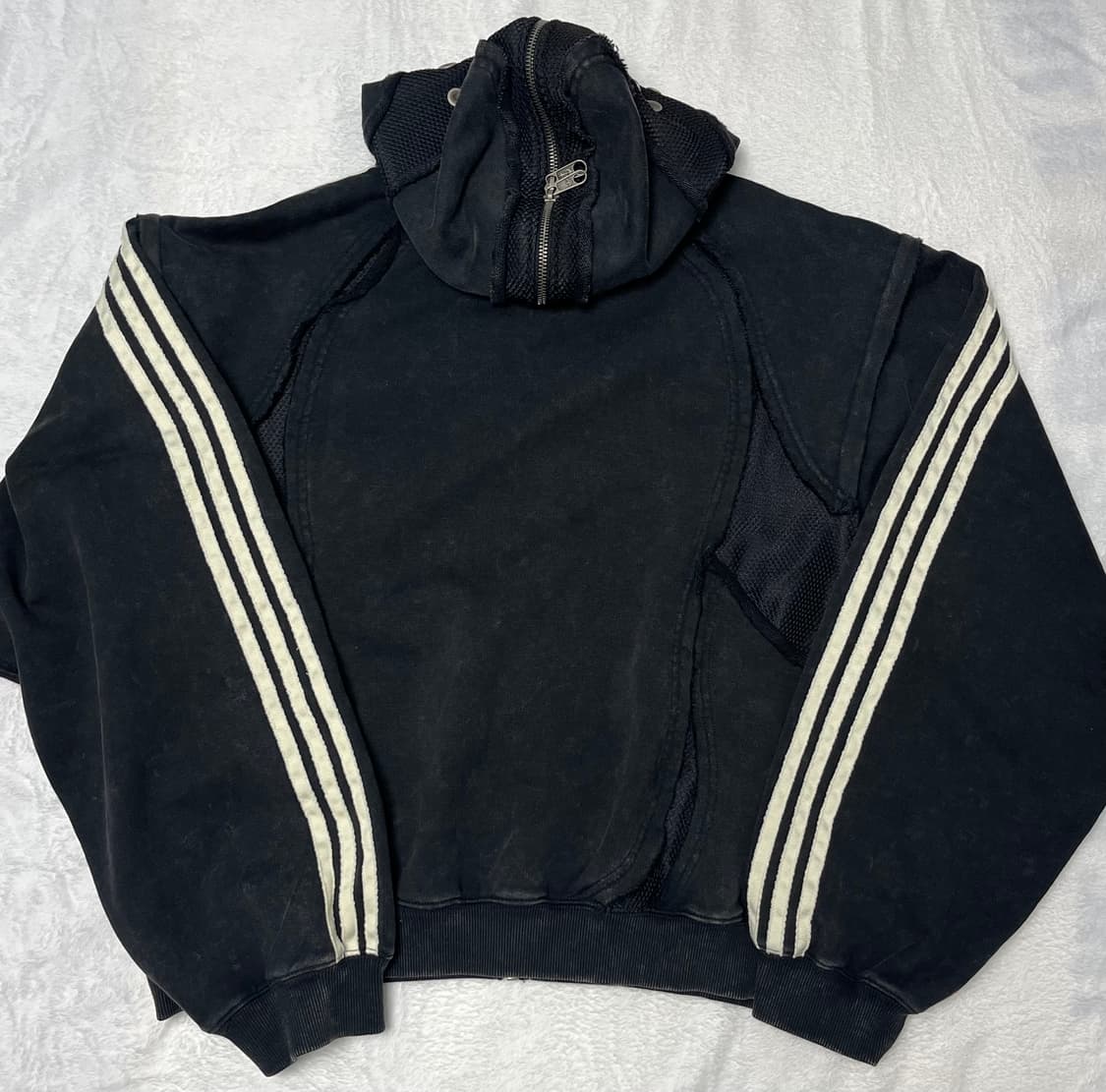 [M]아디다스 떠그클럽 후드집업 블랙 상품이미지2