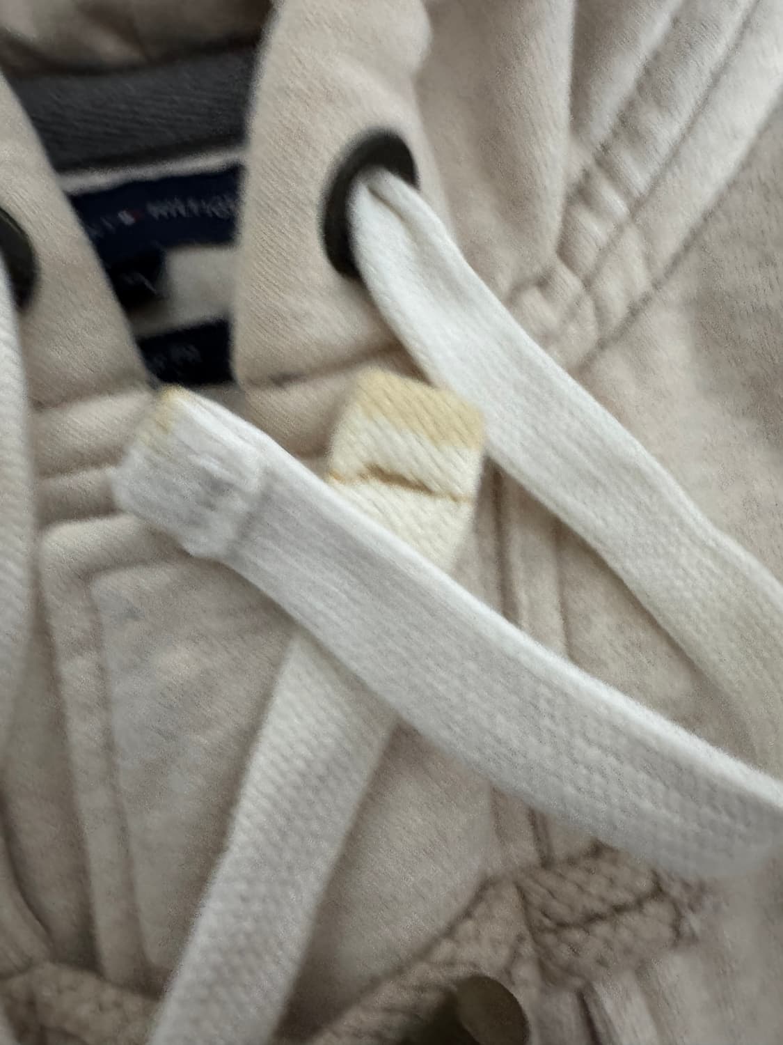 타미힐피거 귀여운 더플 떡볶이 후드집업 오트밀 M 상품이미지3