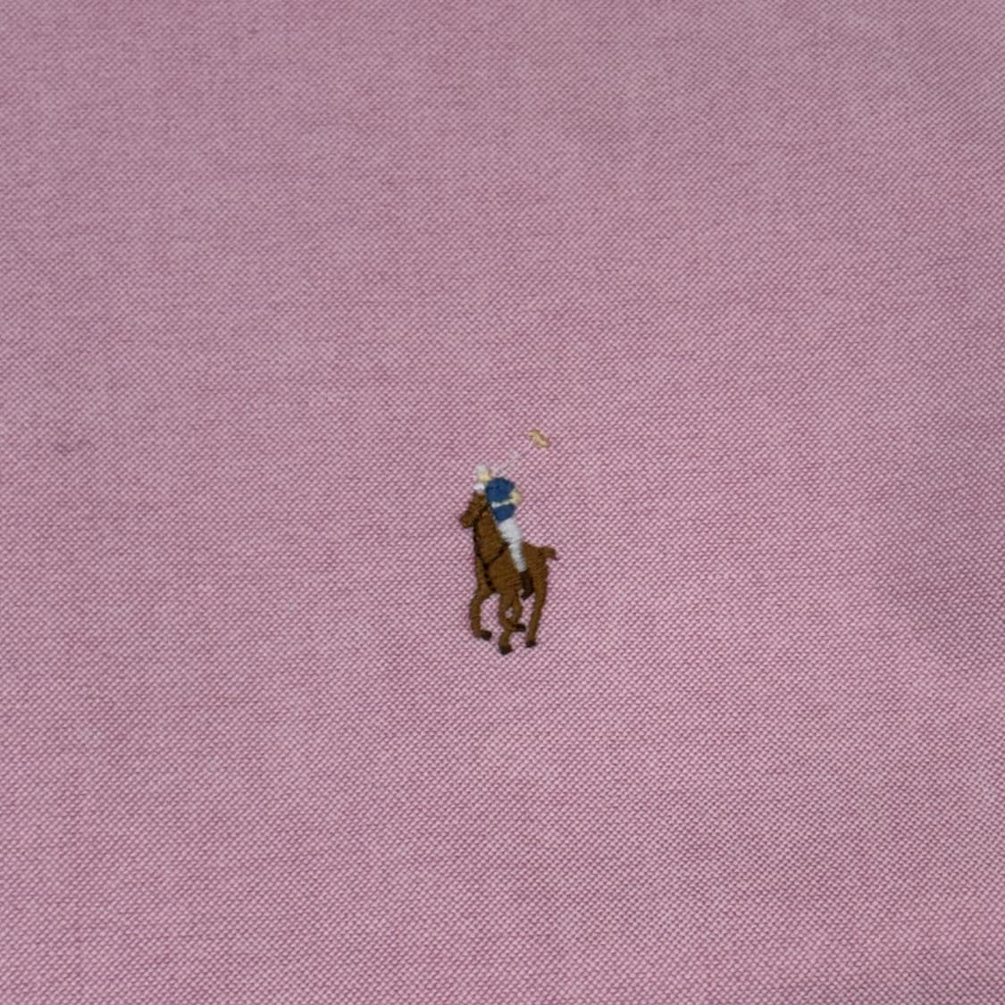 XL) 폴로 랄프로렌 클래식 핑크 옥스포드 셔츠 커스텀핏 상품이미지4