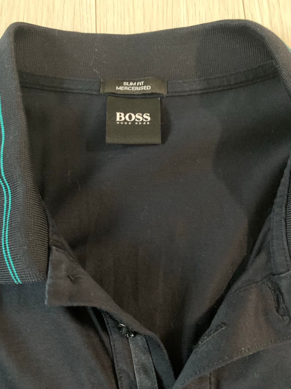 휴고보스 (BOSS) 슬림핏 반팔 셔츠 L 상품이미지2