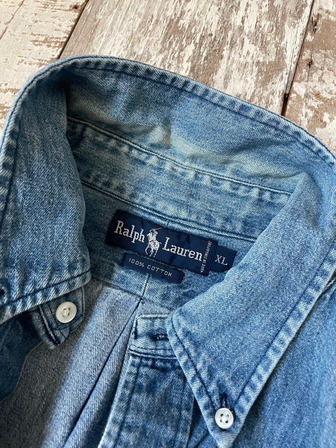 Polo Ralph Lauren Button-Down Denim Shir 상품이미지5
