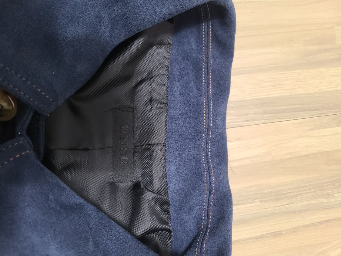 디앤에스알 dnsr 발모어 크롭자켓 네이비 L사이즈 상품이미지4