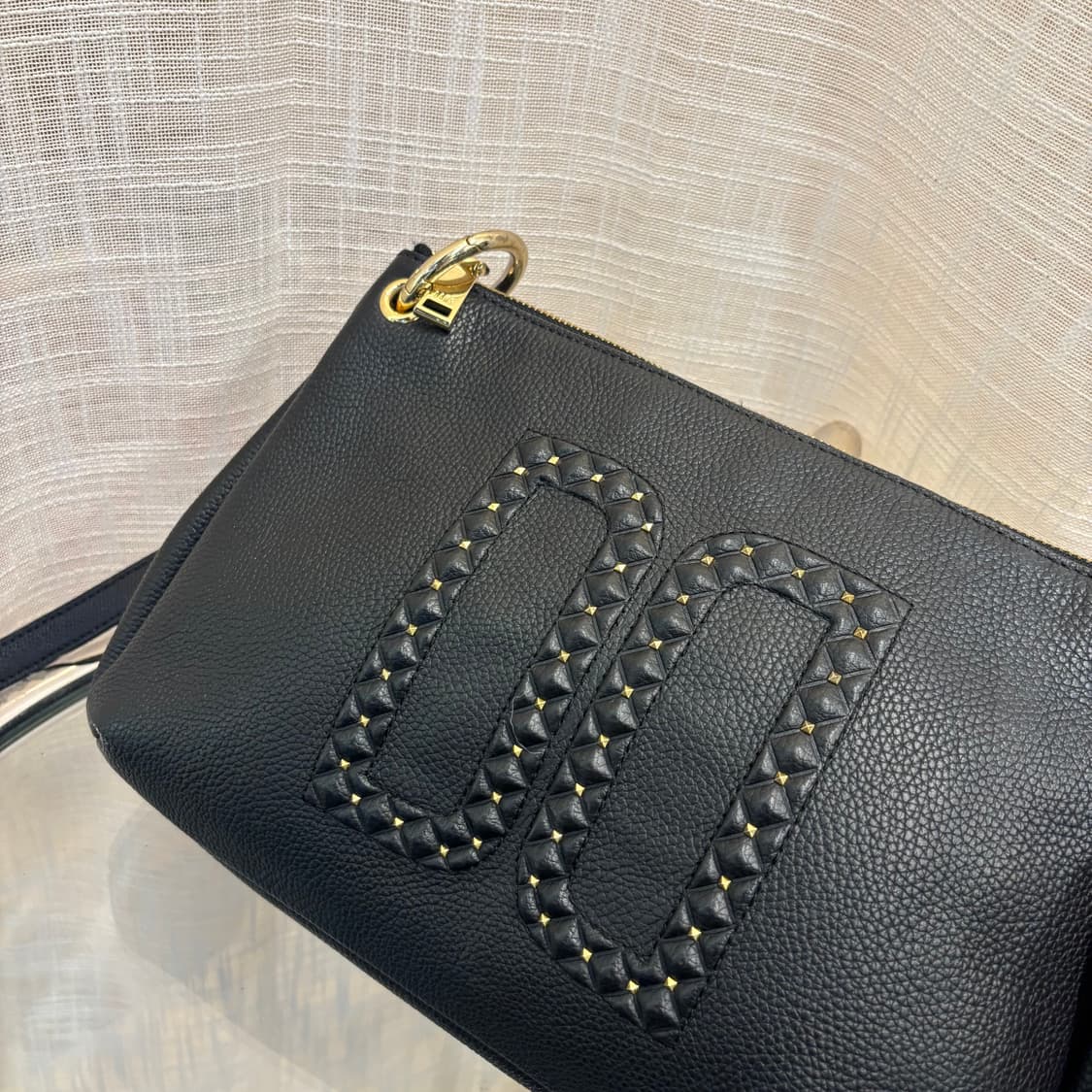 정품 닥스 소가죽 DD 크로스백     상품이미지5