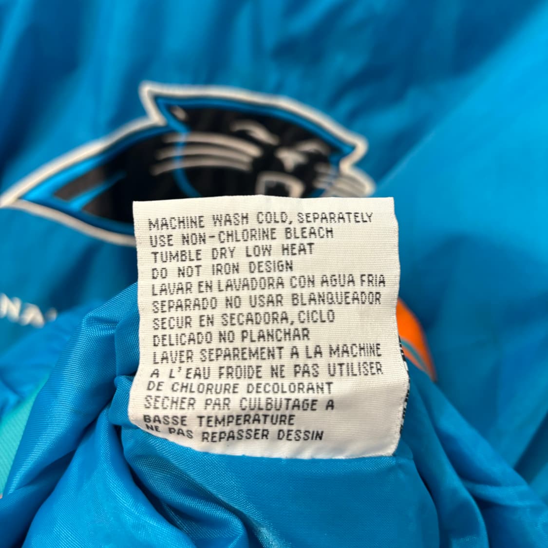 NFL X 로고 애슬래틱 90s 올드스쿨 캐롤라이나 팬서스 웜업 XL 상품이미지8