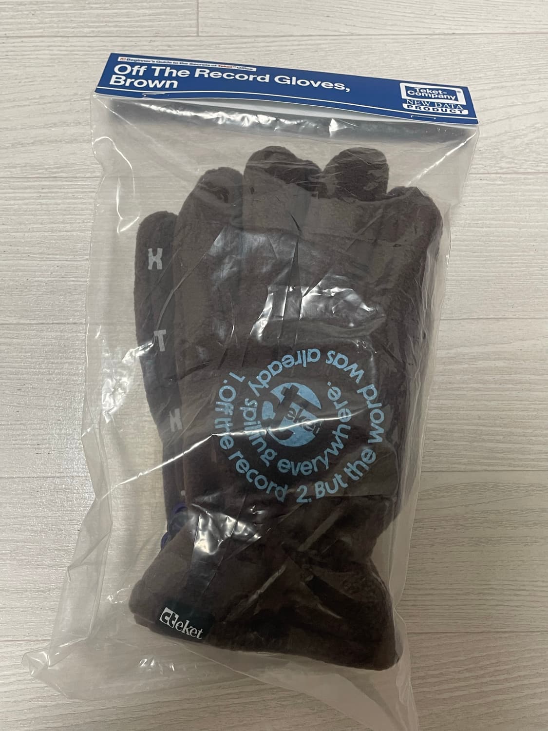 테켓 글러브 장갑 브라운 새상품 상품이미지1