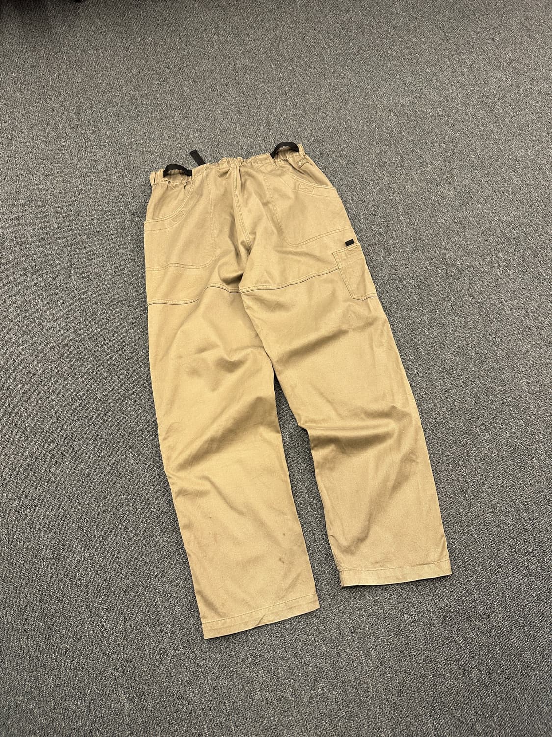 XL) 콜롬비아 베이지 더블니 코튼팬츠 상품이미지5