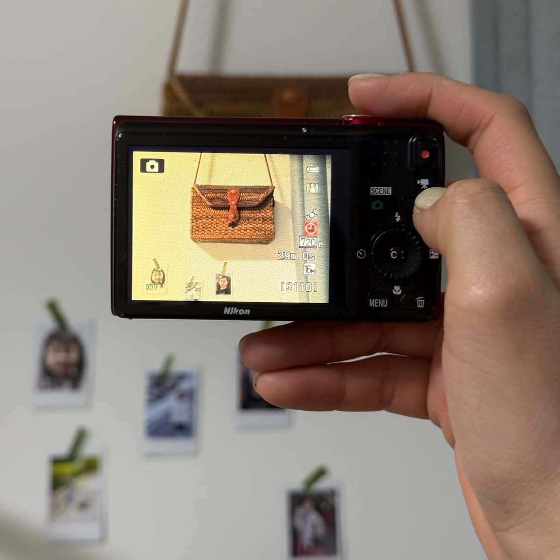 니콘 쿨픽스 s6200 빈티지 디카 디지털카메라 레드 상품이미지9