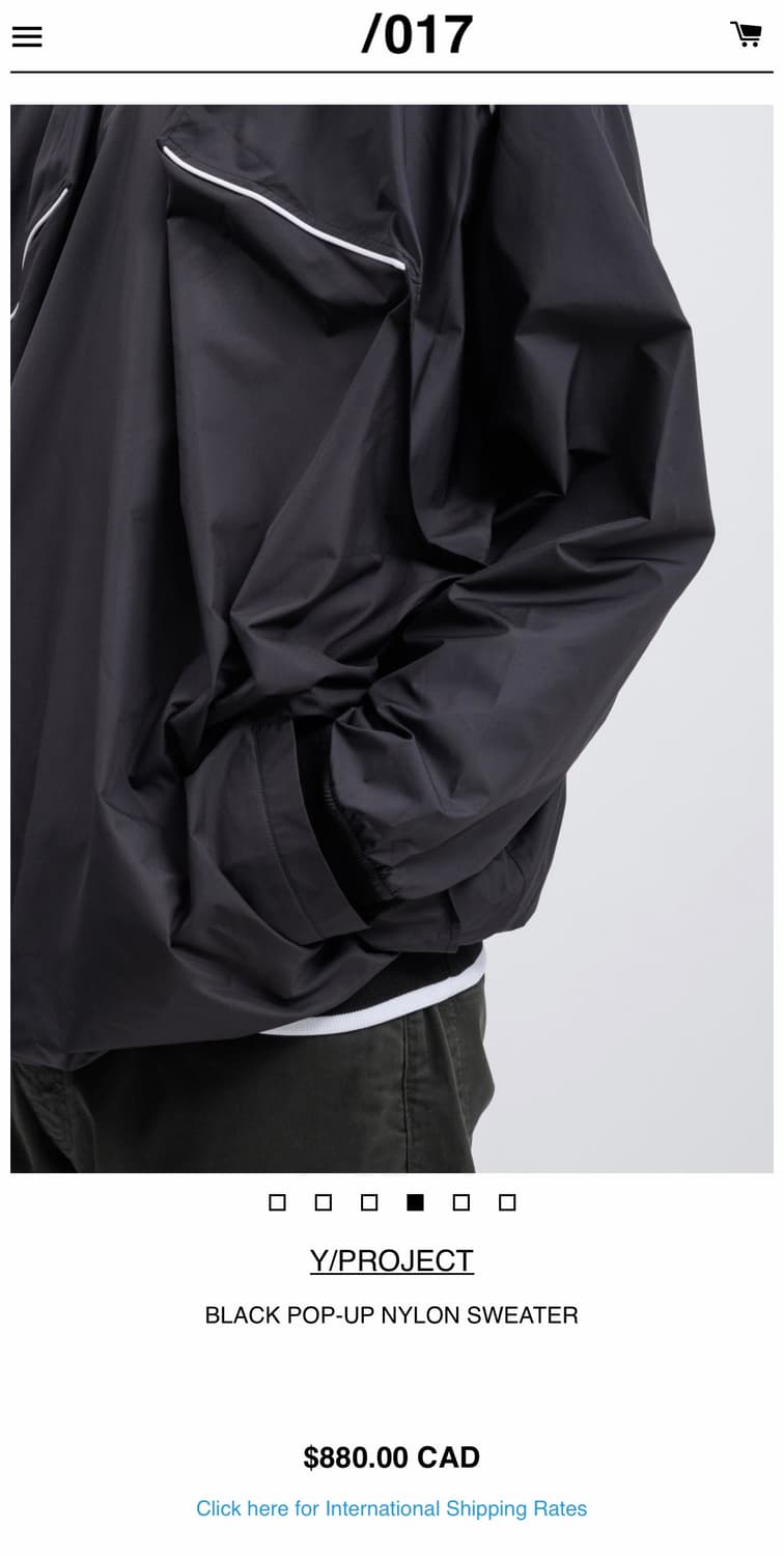 [s] 와이프로젝트 팝업 나일론 스웨터 블랙 상품이미지10