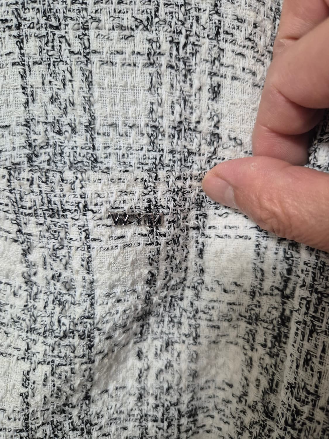 우영미 25ss 트위드 셔츠 48 상품이미지3