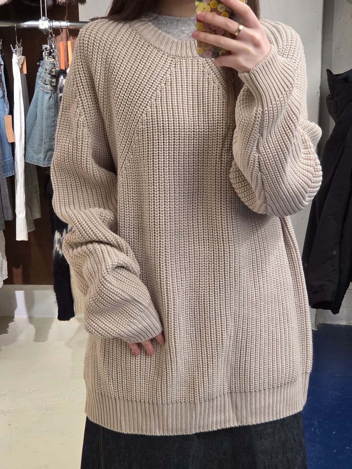 Batoner 바토너 Japan 골지 울 니트 상품이미지1