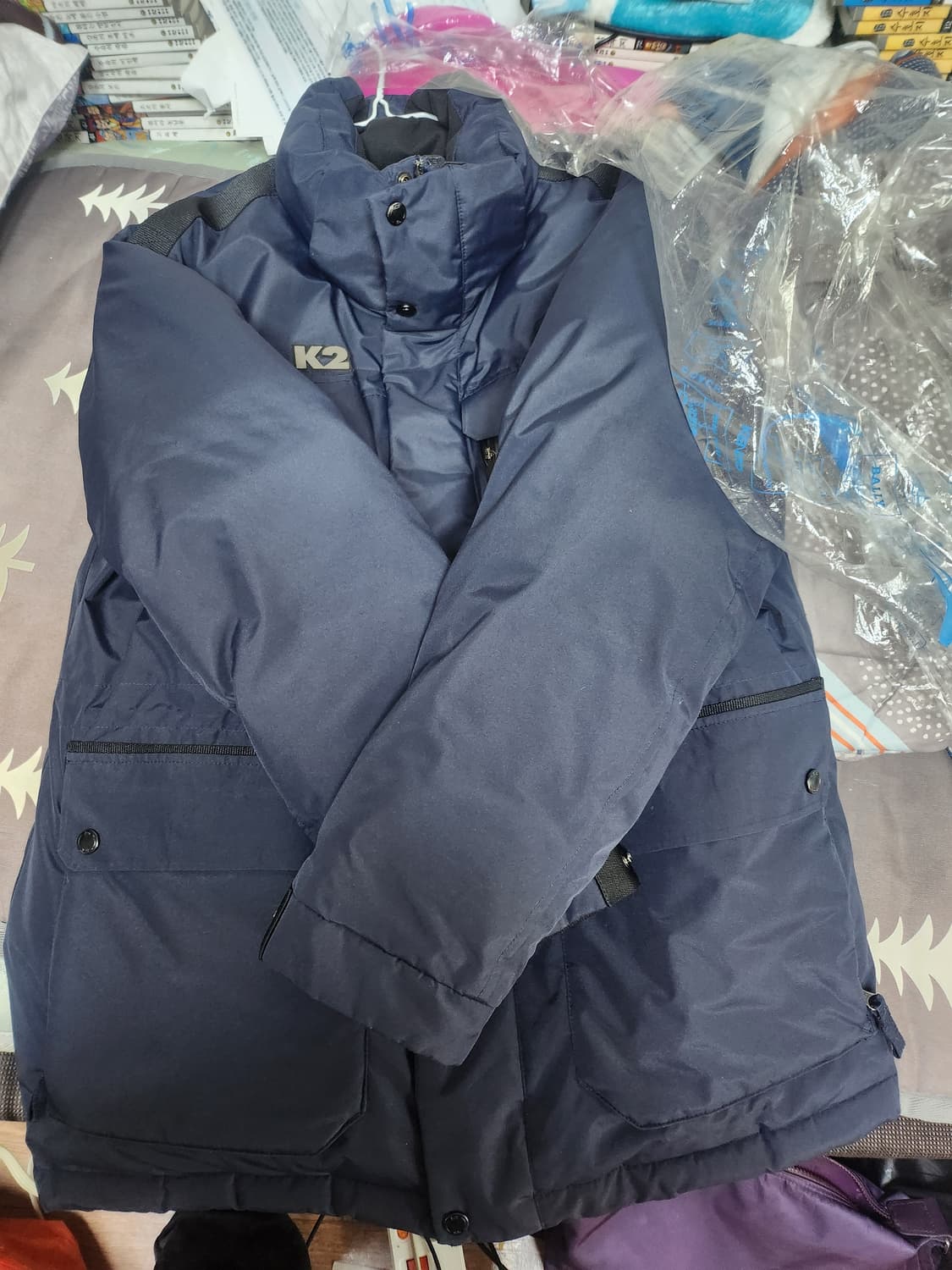 K2네이비다운패딩100 상품이미지1