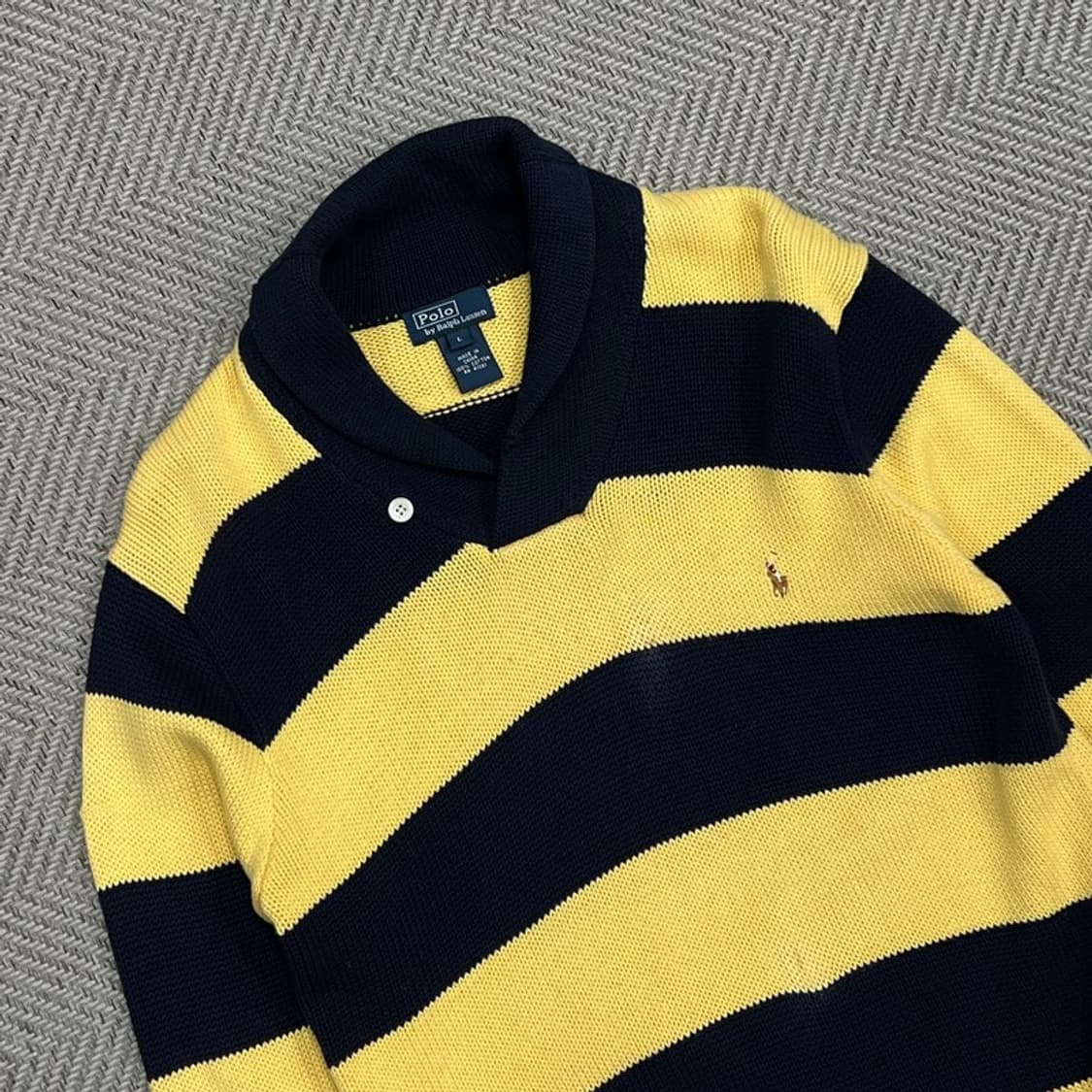 폴로랄프로렌 스트라이프  숄카라 니트 v0890 상품이미지3