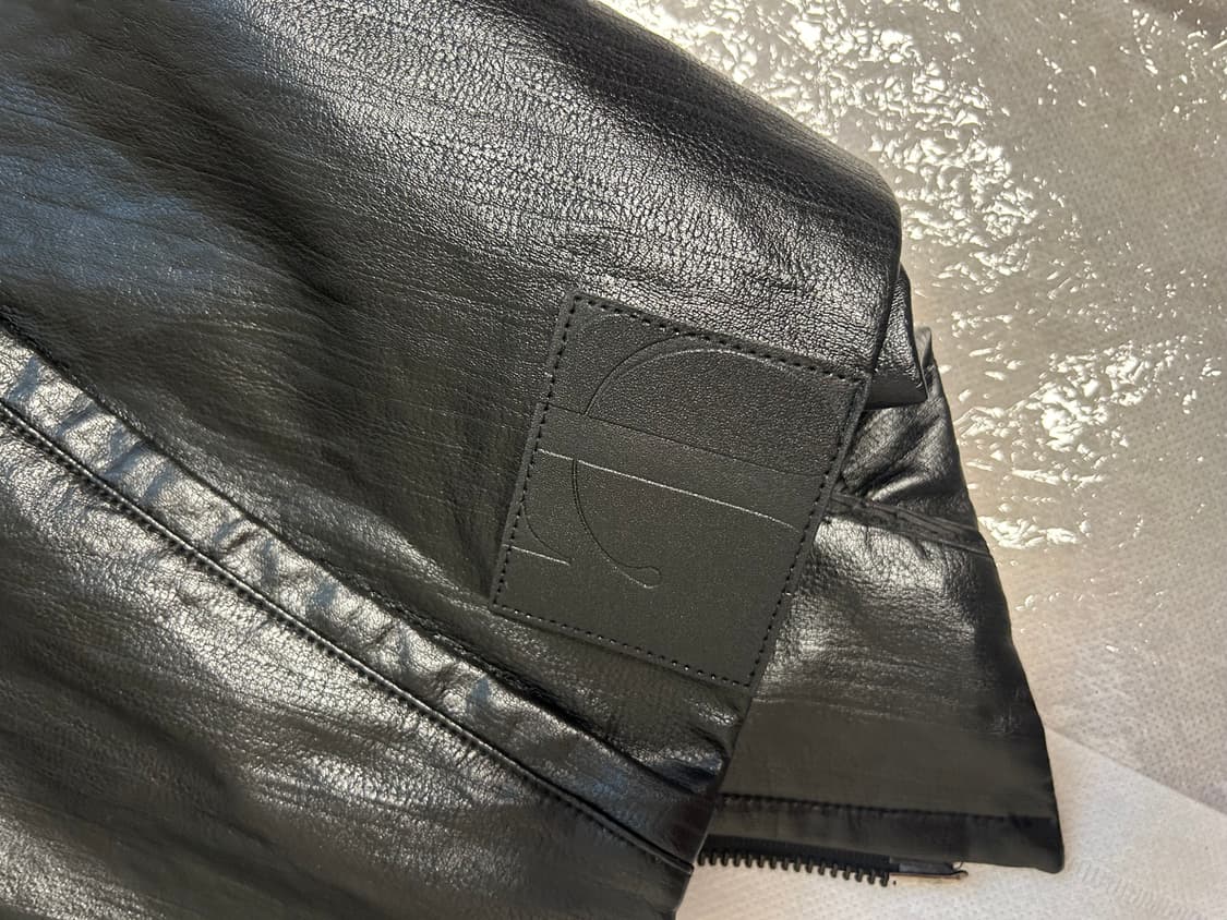 트리밍버드 v shape 레더 바이커자켓 상품이미지6