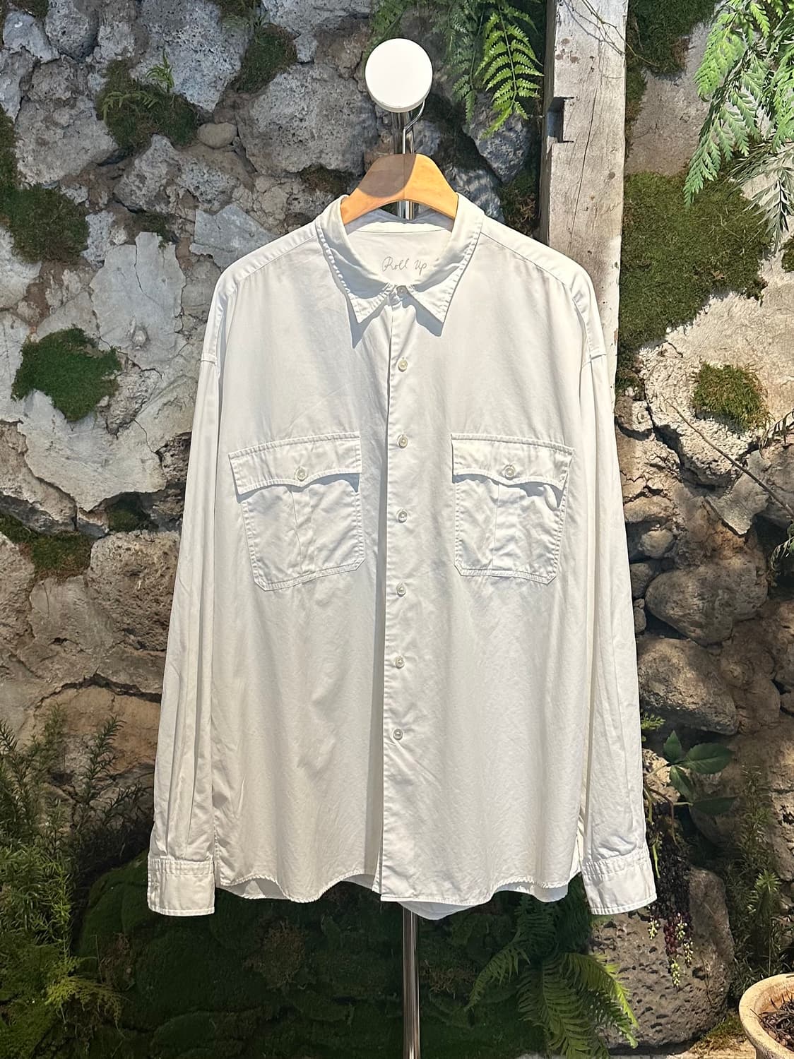 Poter Classic Roll Up Cotton Shirt 상품이미지4