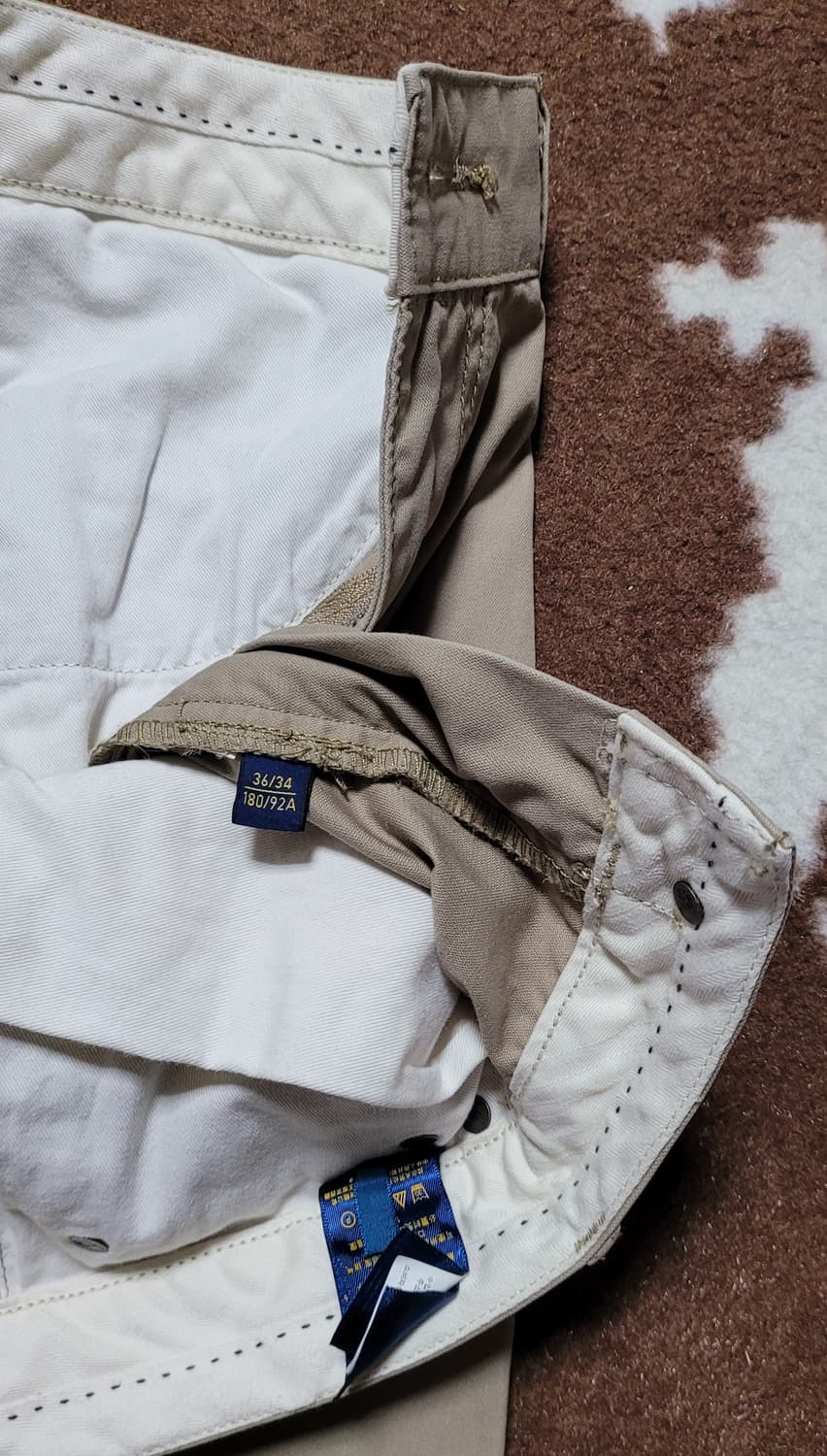 폴로 랄프로렌 남성용 카멜색상 면바지(36/34) 상품이미지7